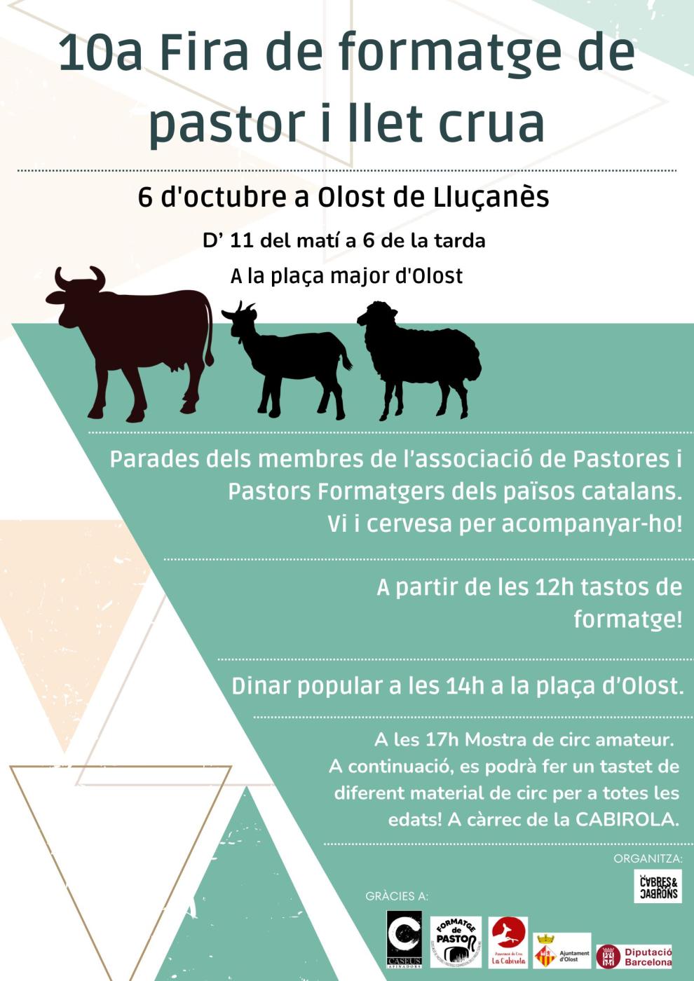 ​X Fira de formatge de pastor i llet crua a Olost
